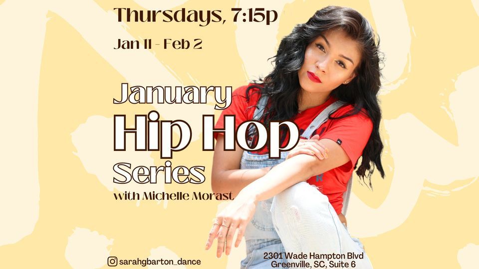 Hip Hop Classes January Series, Unique Dance Greenville, January 11