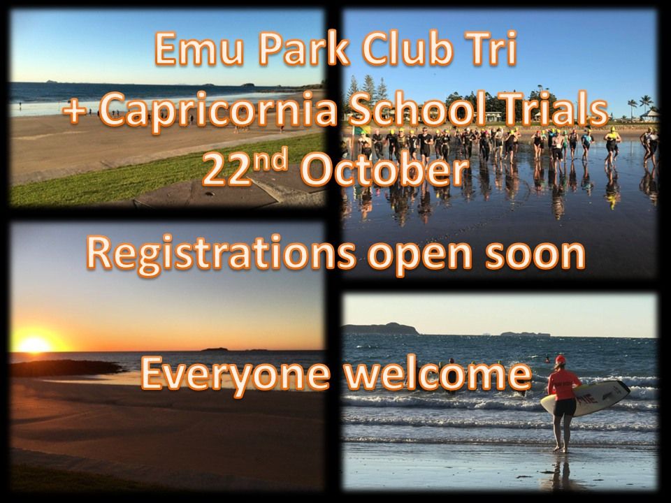 Emu Park Club Tri + Capricornia School Trials, Emu Park Beach, October