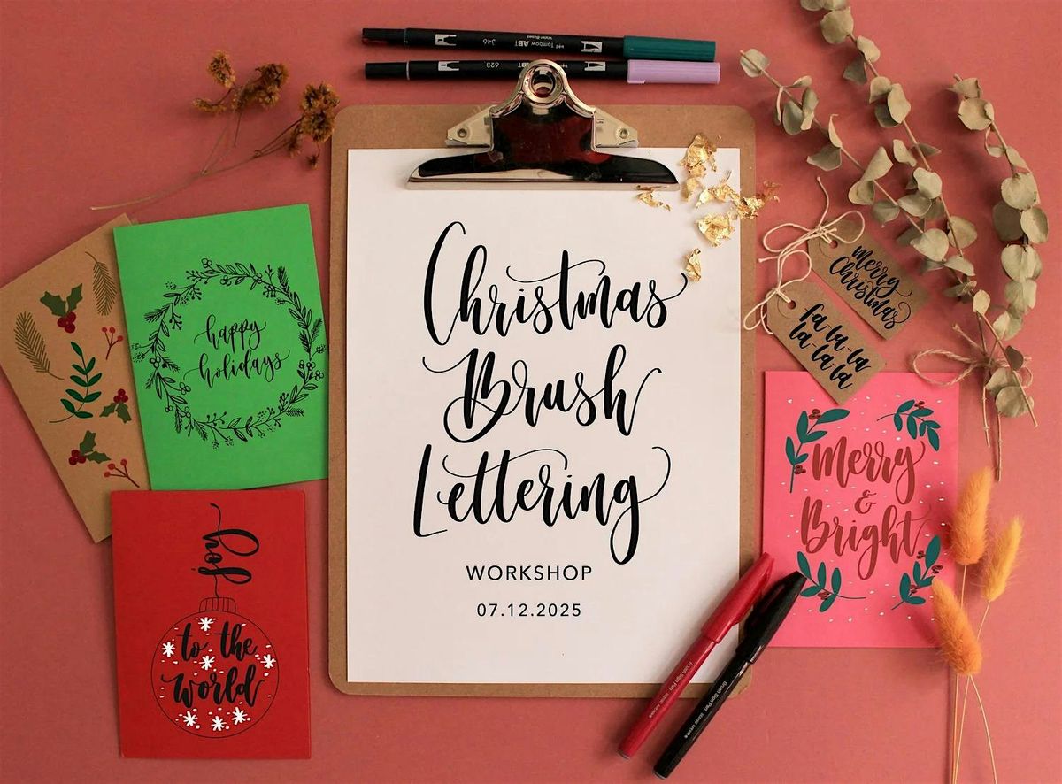 Beginners Christmas Brush Calligraphy Workshop, 7 December | Event in Brighton and Hove | AllEvents