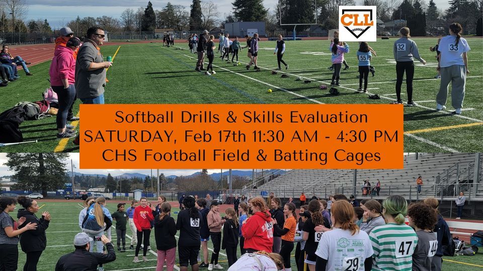 Softball Drills & Skills Evaluation Day, Corvallis High School