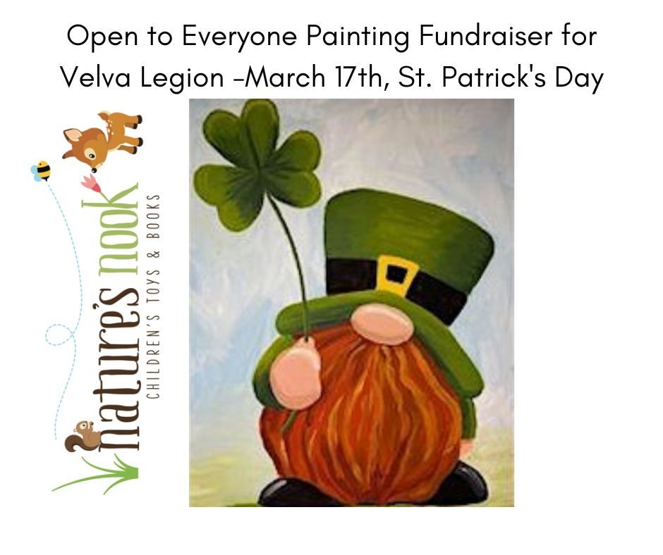Open to Everyone Painting Fundraiser for Velva American Legion All Ages