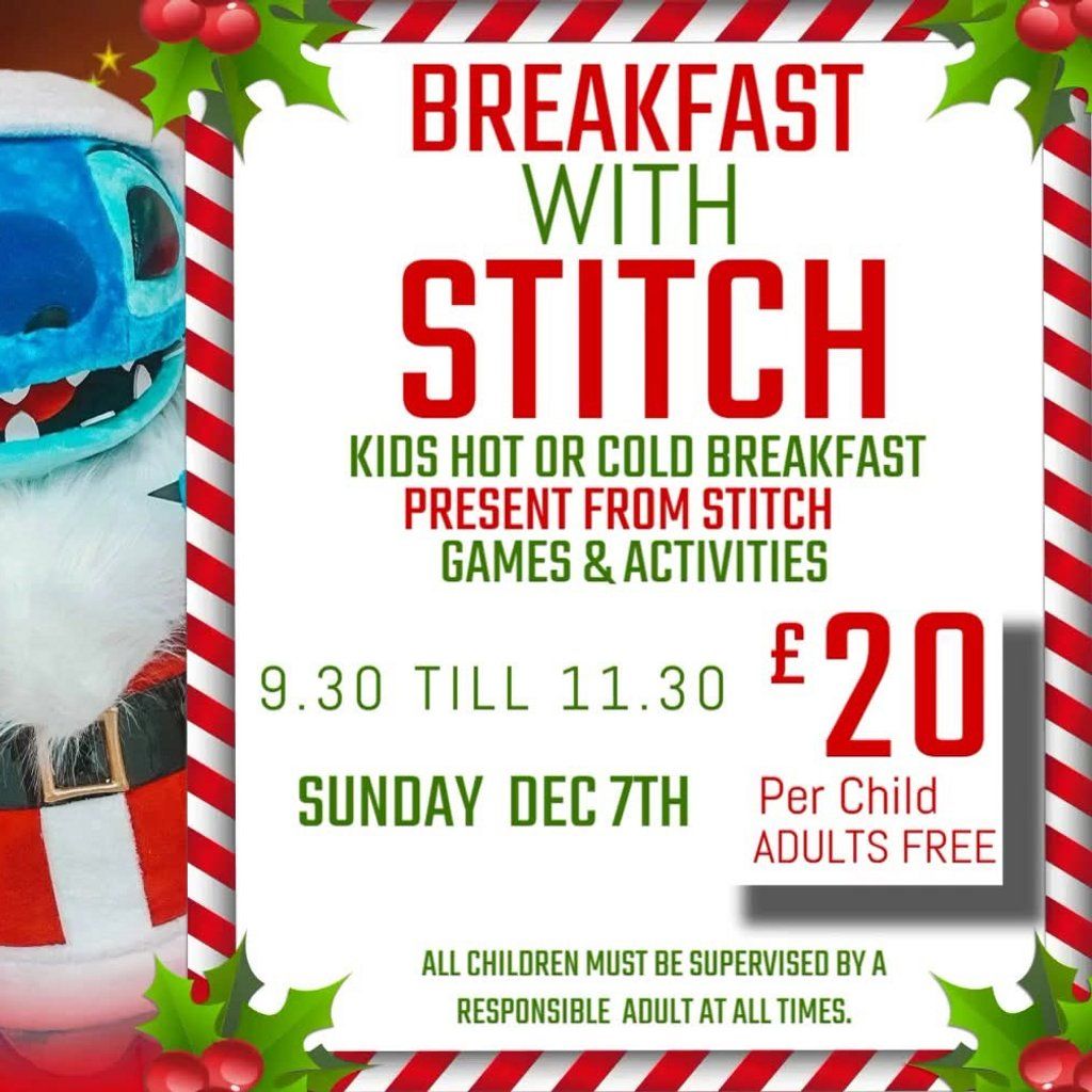 Breakfast with Disney's Stitch, 7 December | Event in Mansfield | AllEvents
