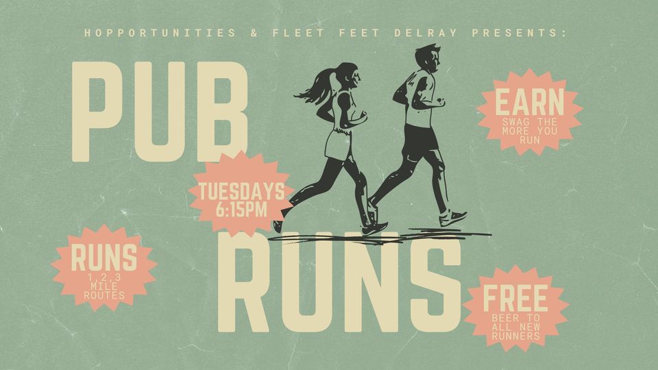 Pub Run Club Free to run with 3 distances all new runners get a free