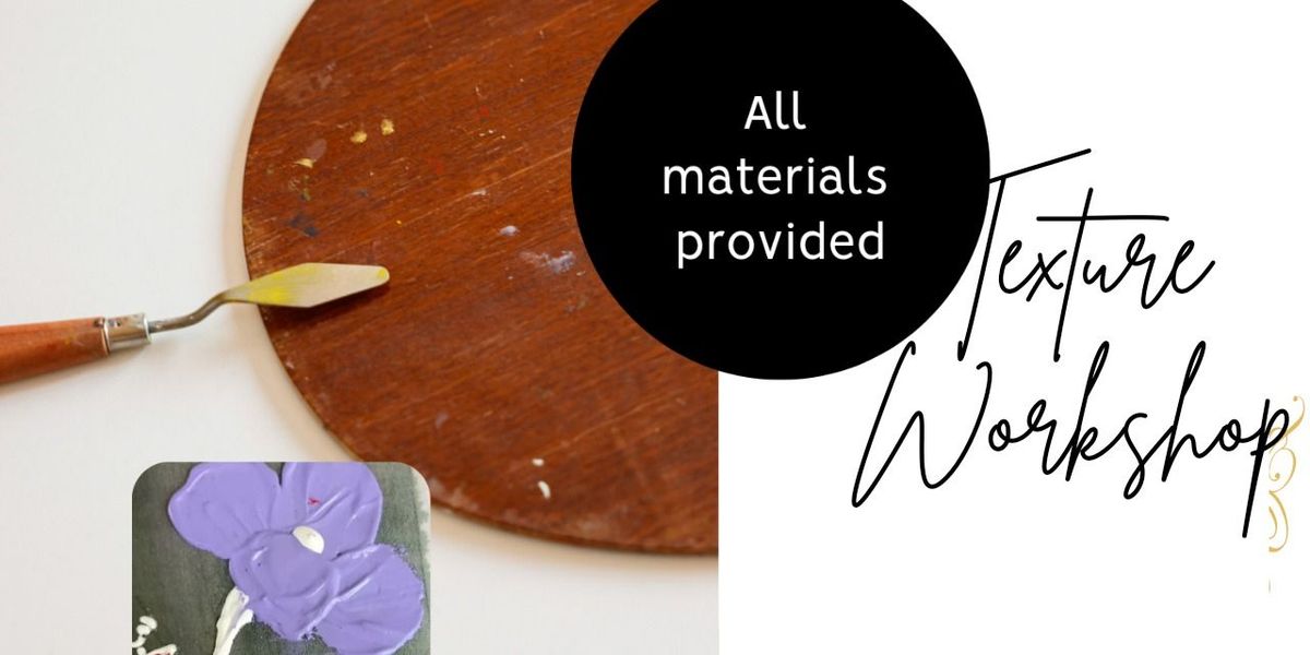 Texture workshop, 27 May | Event in Chennai | AllEvents
