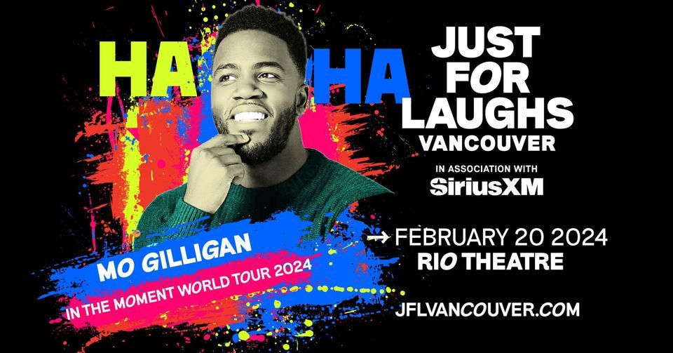 Mo Gilligan In The Moment World Tour 2025 Rio Theatre Just For