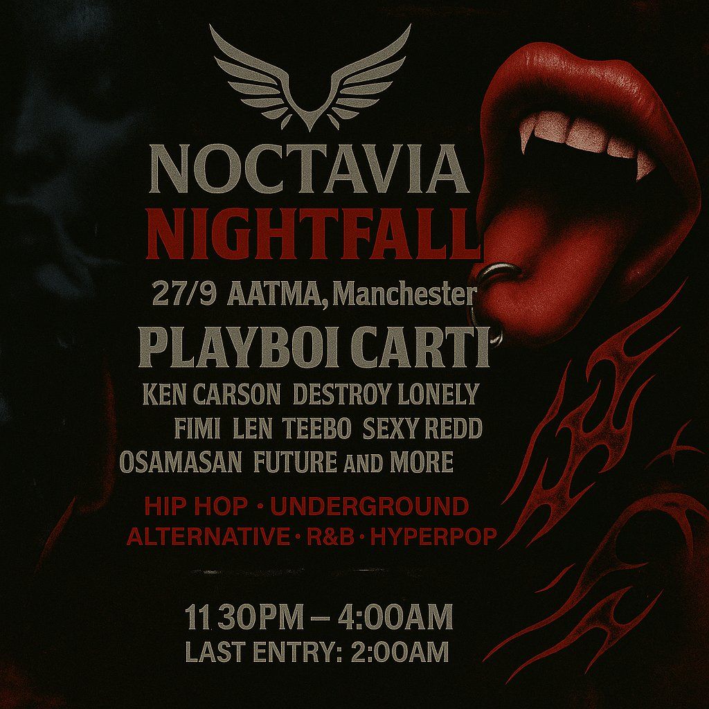 Noctavia - Nightfall, 27 September | Event in Manchester | AllEvents