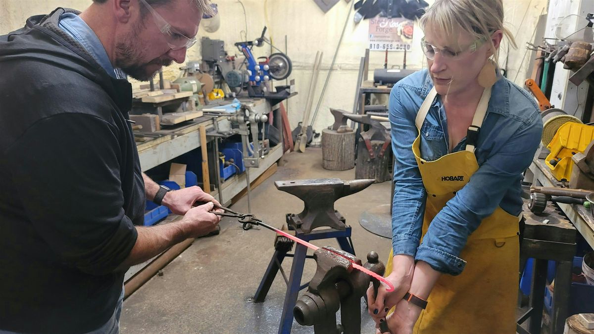 First Time Blacksmith experience (adult, BYOB)