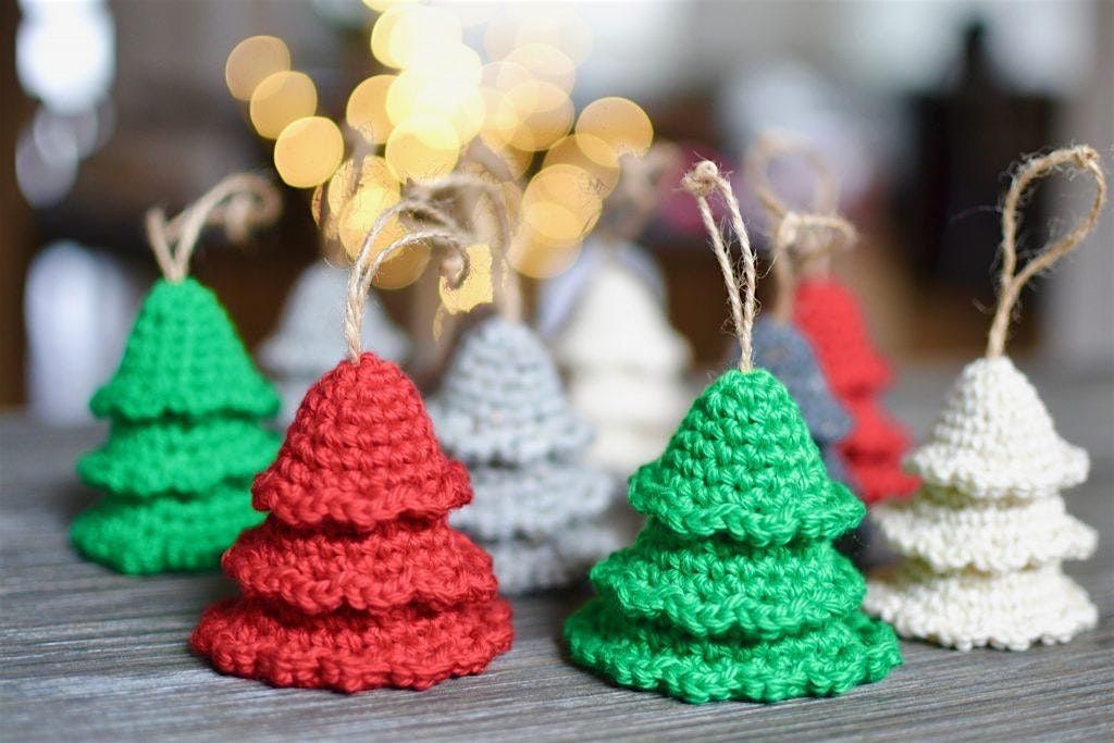 Beginner Crochet - Rustic Christmas Tree Ornament, 16 December | Event in Decatur | AllEvents