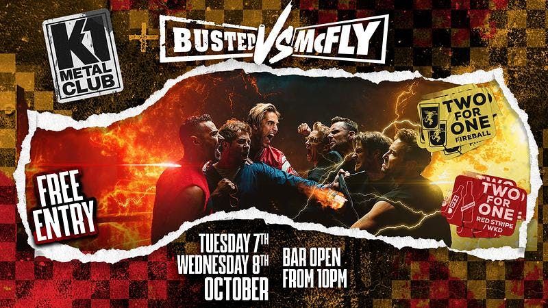 K1 Presents - McFly VS Busted's Unofficial After Party  (Night Two), 8 October | Event in Liverpool | AllEvents