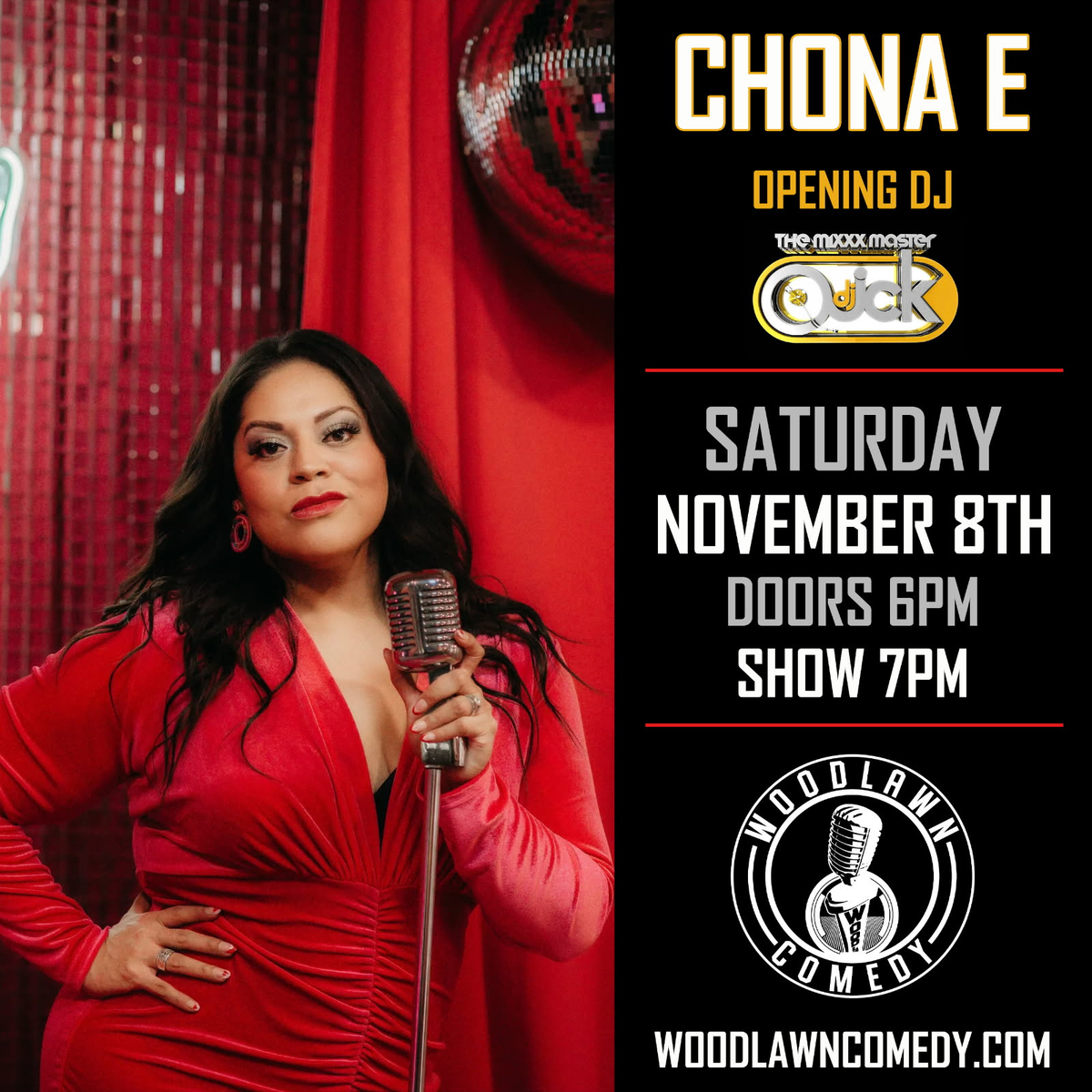 Chona E at Punch Line Houston, 5 November | Event in Houston | AllEvents