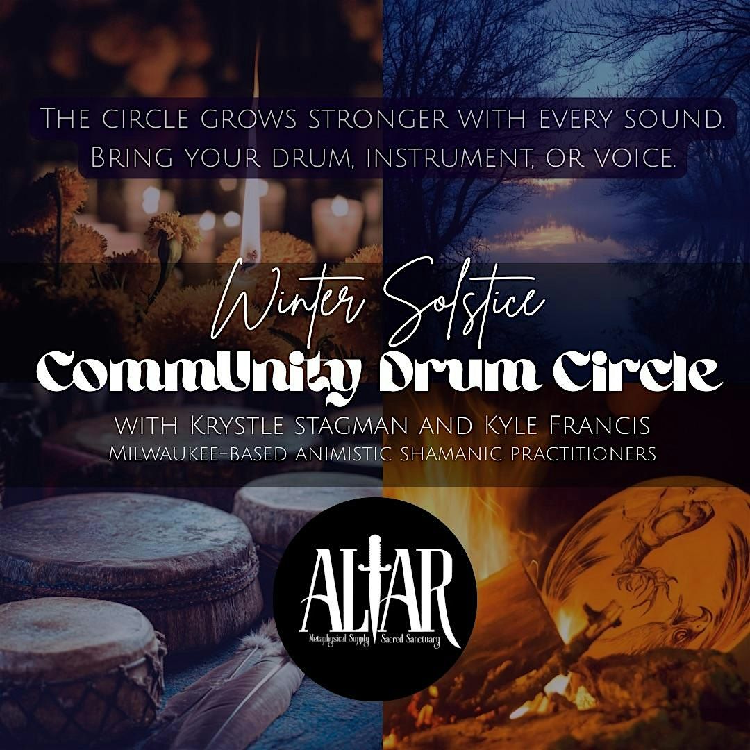 ✨  Winter Solstice Community Drum Circle ✨, 21 December | Event in Wrightstown | AllEvents