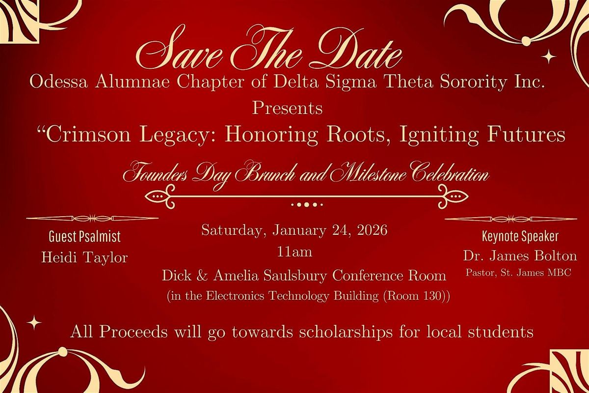 Crimson Legacy: Honoring Roots, Igniting Futures, 24 January | Event in Odessa | AllEvents