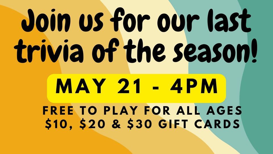 Free Triva With Trivia Mafia The Lodge Muskego 21 May 2023 AllEvents in free-triva-with-trivia-mafia-the-lodge-muskego-21-may-2023-allevents-in