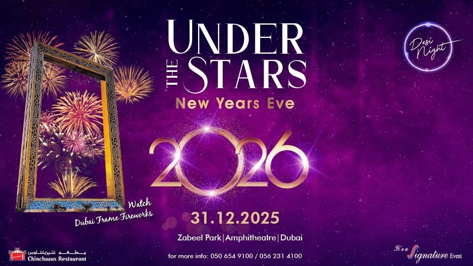 Under The Stars “New Years Eve”, 31 December | Event in Dubai | AllEvents