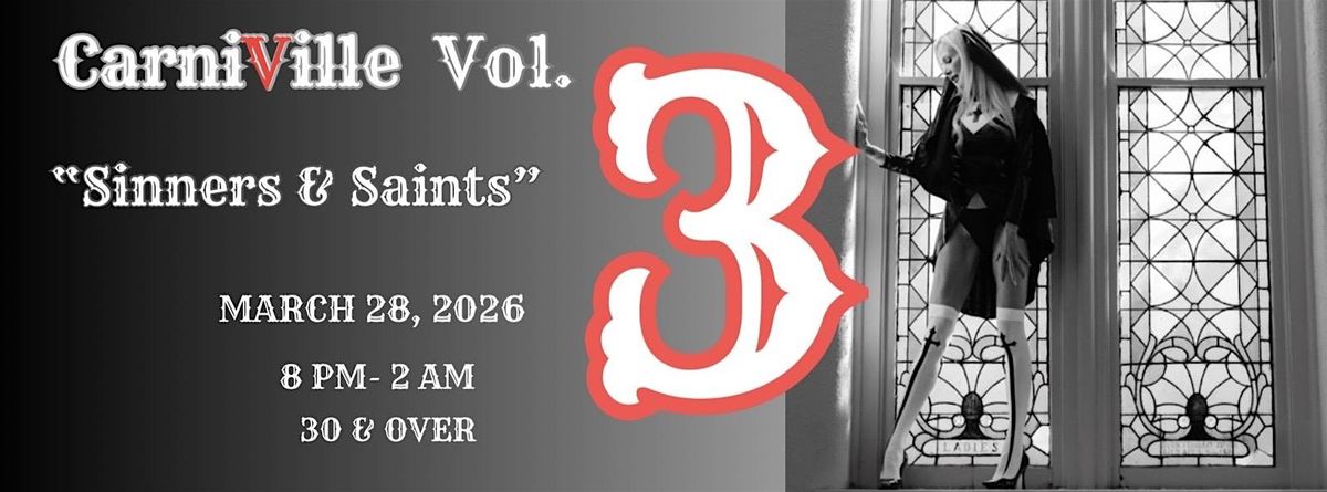 CarniVille Vol. 3 “Sinners &  Saints”, 28 March | Event in Louisville | AllEvents