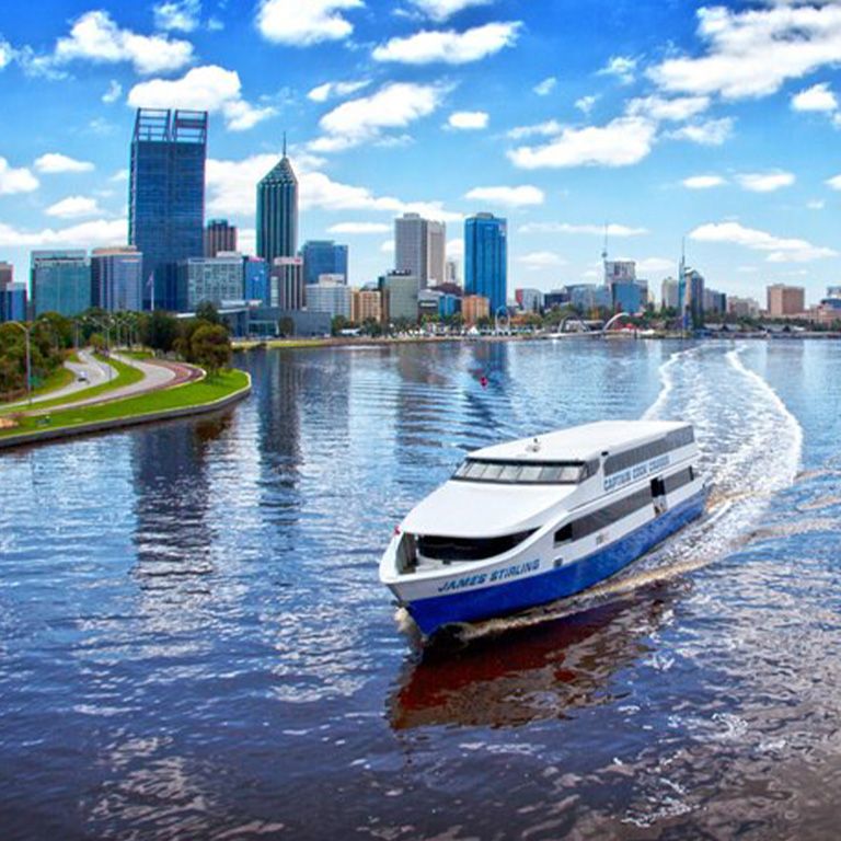 One-way Sightseeing Cruise between Perth and Fremantle, Swan River ...