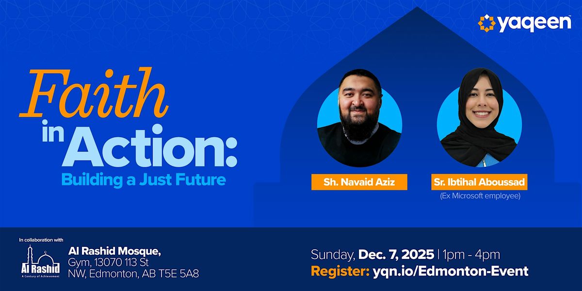 Faith in Action: Building a Just Future - Edmonton, 7 December | Event in Edmonton | AllEvents