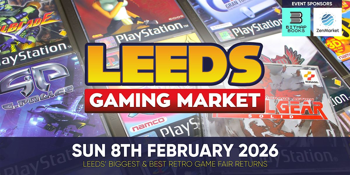 Leeds Gaming Market - Sunday 8th February 2026, 8 February | Event in Leeds | AllEvents