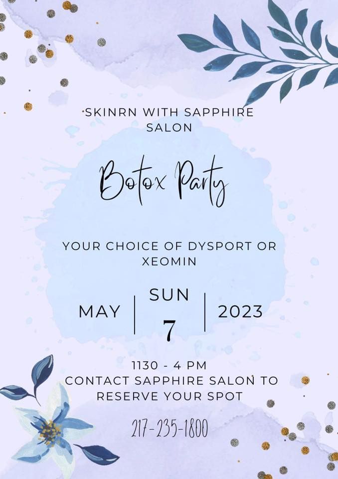 Sapphire Botox & Permanent Jewelry Party , Sapphire Salon & Spa