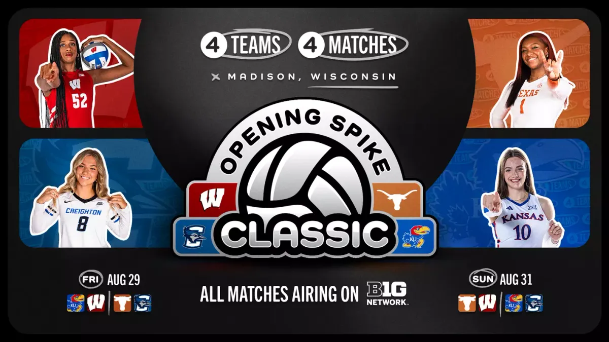 Parking Open Spike Classic - Sunday (Wisconsin vs Texas, Kansas vs Creighton), 31 August | Event in Madison