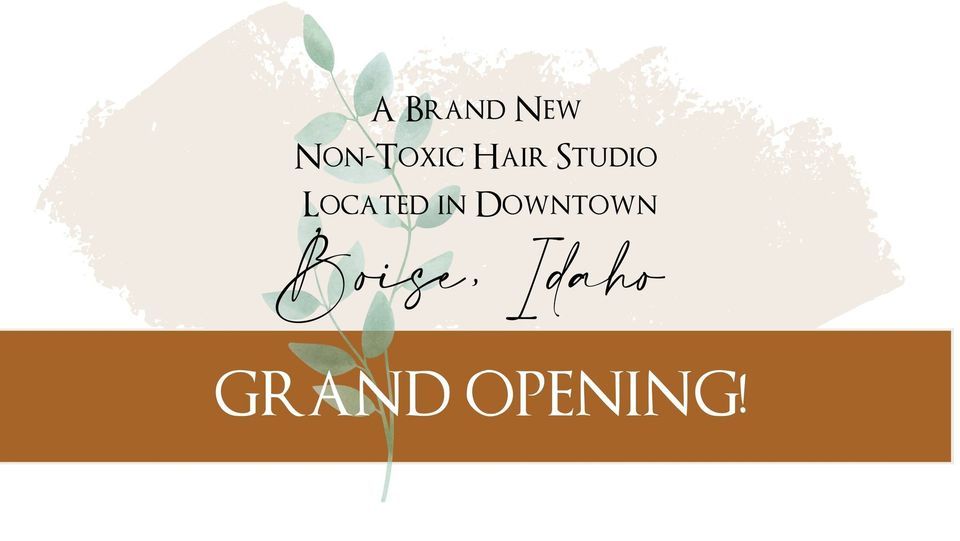 Grand Opening! Mind Body Hair Studio A New Boise NonToxic Hair Salon, Sola Salon Studios