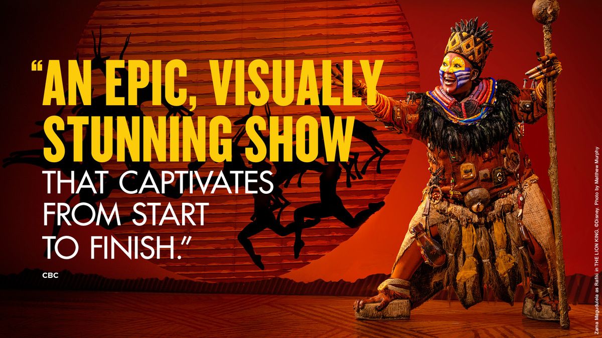 The Lion King, 19 August | Event in Toronto | AllEvents