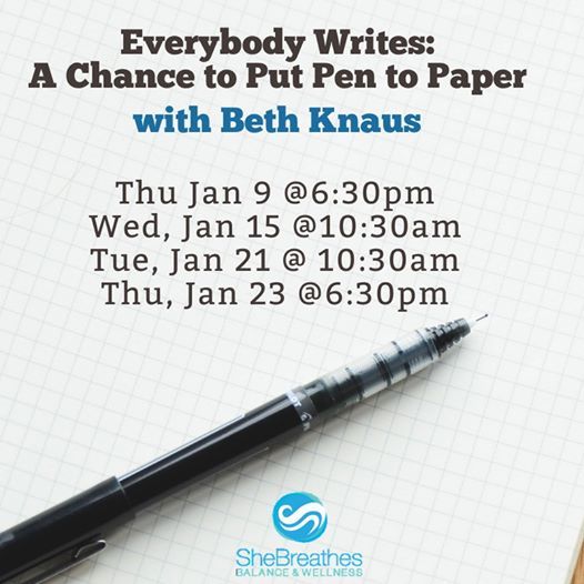 Everybody Writes A Chance To Put Pen To Paper At Shebreathes