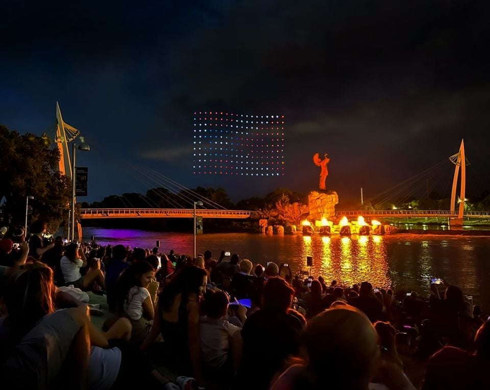Drone Light Festival, Exploration Place, Wichita, September 22 2023