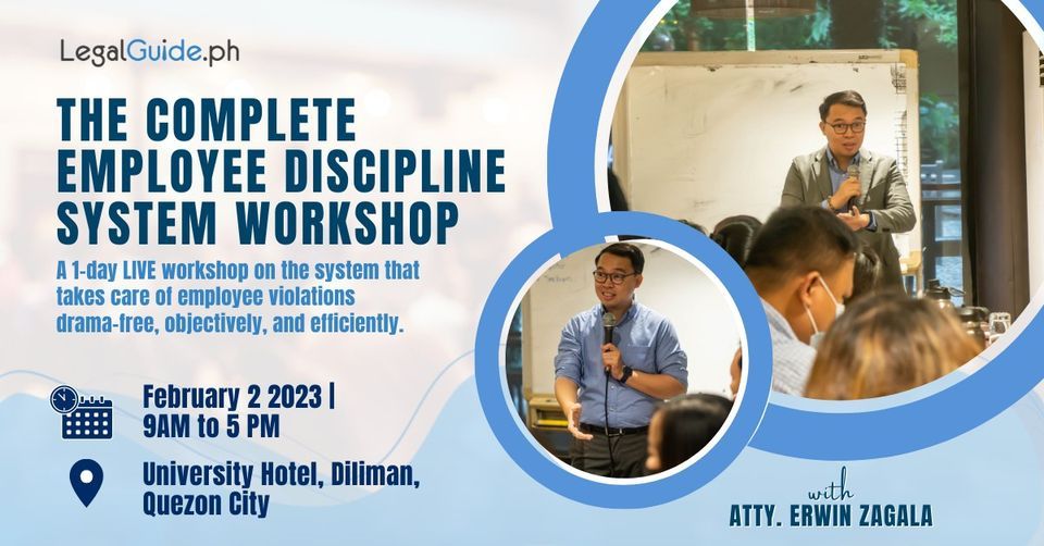 The Complete Employee Discipline System Workshop, University Hotel ...