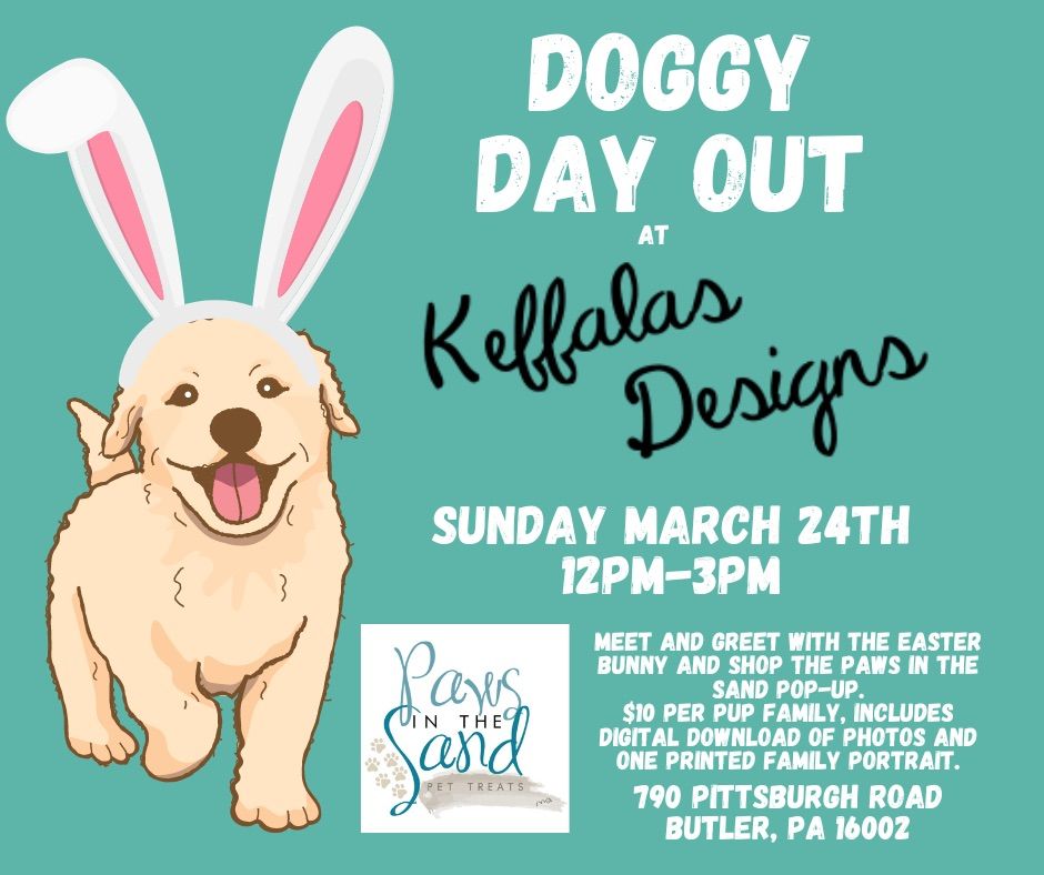 Doggy Day Out with the Easter Bunny at Keffalas Designs, 790 Pittsburgh