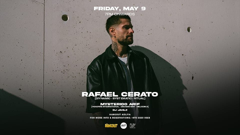 Rafael Cerato (Diynamic/Systematic/Ritual) live in Bahrain, 9 May | Event in Manama | AllEvents