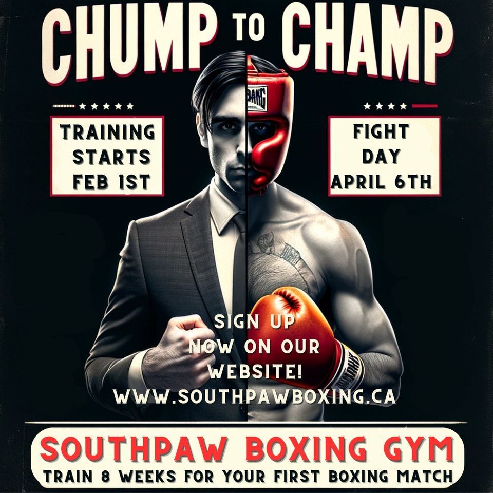 Chump to Champ for Kids Cancer Care Alberta, Southpaw Boxing Gym