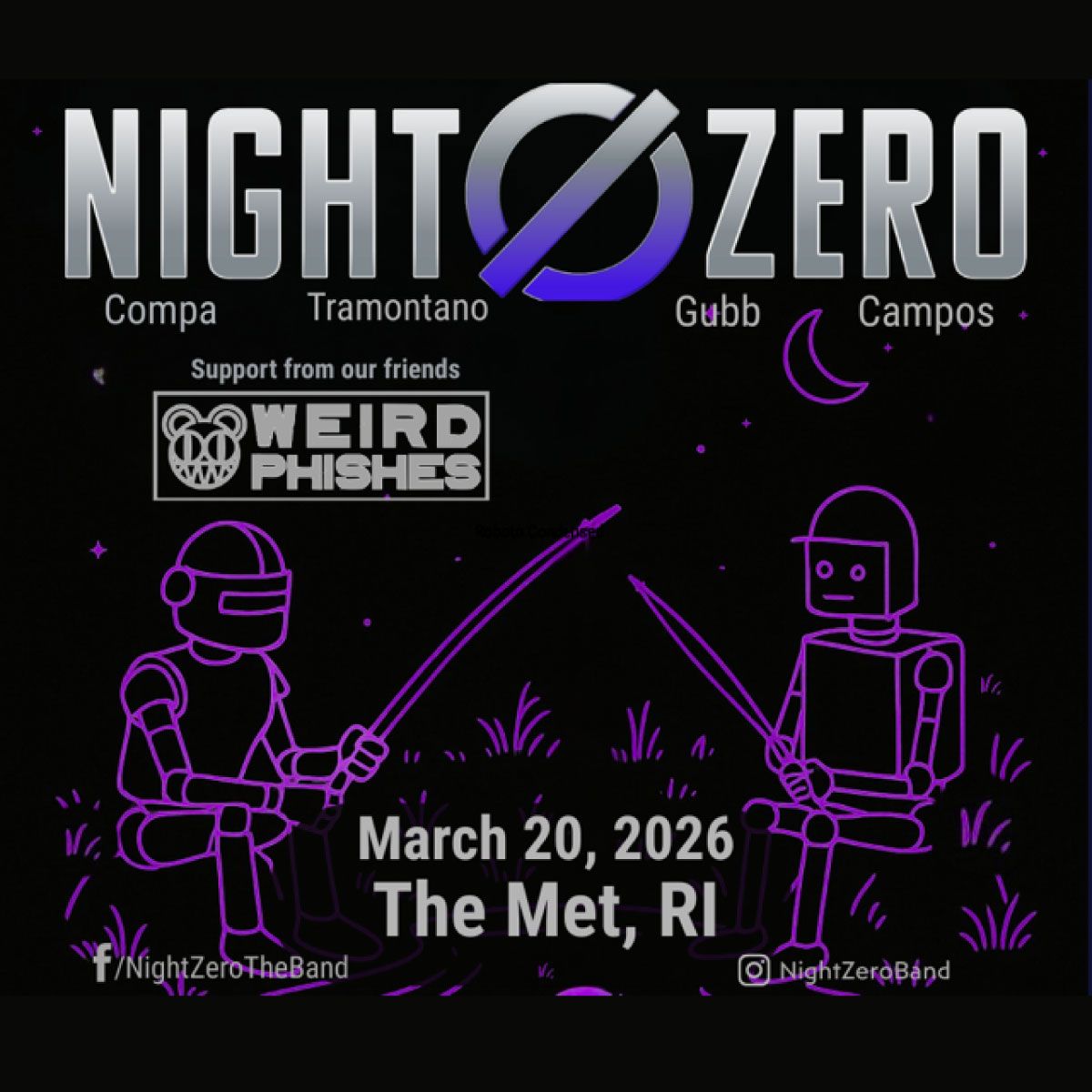Night Zero & Weird Phishes, 19 March | Event in Pawtucket | AllEvents