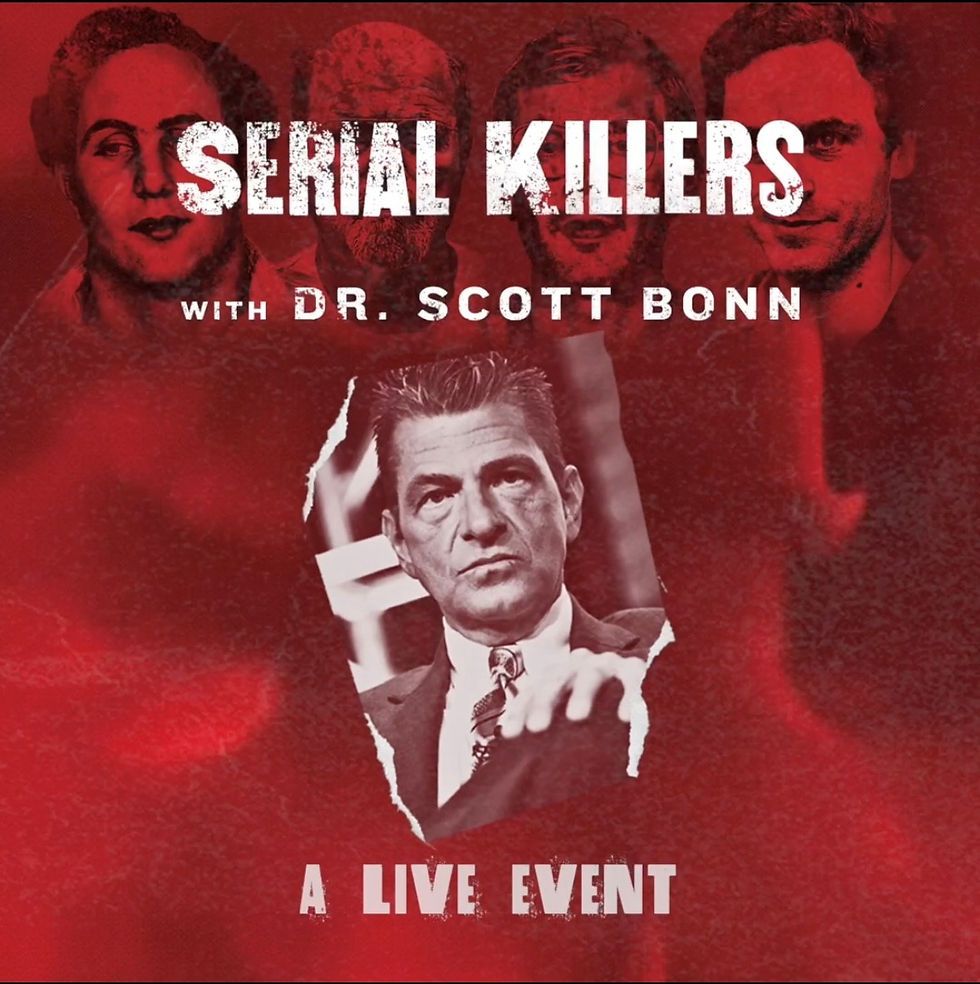 Serial Killers With Dr Scott Bonn Serial Killers with Dr. Scott Bonn, Cross Insurance Center, Bangor, 6