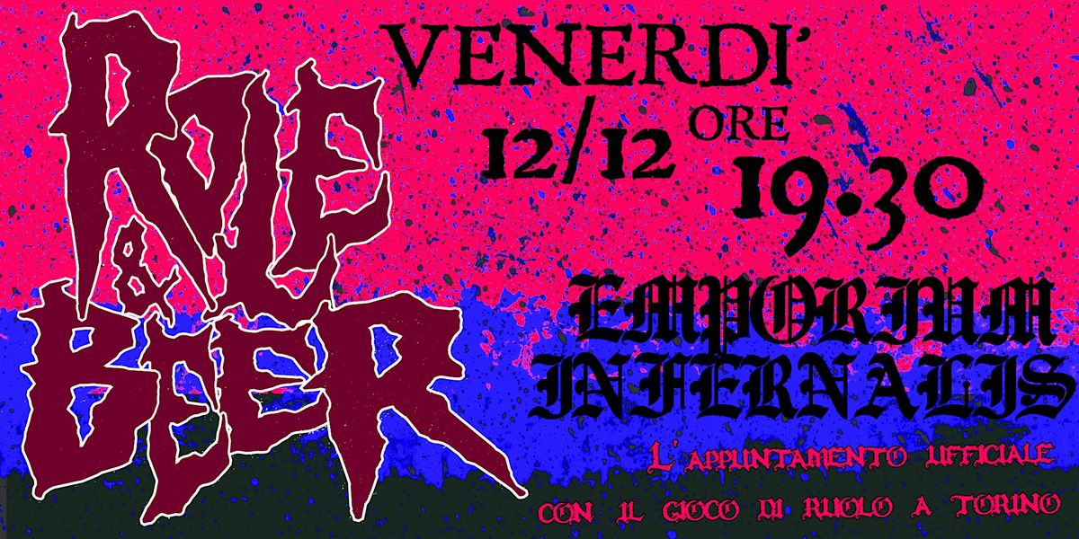 Role & Beer @Emporium Infernalis, 12 December | Event in Torino | AllEvents