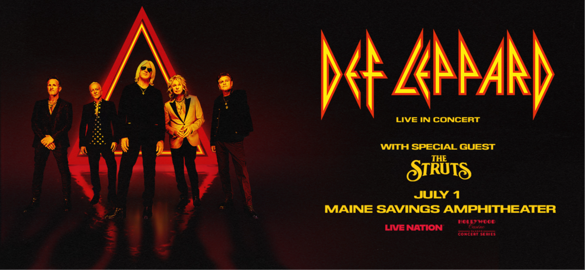 Parking Def Leppard with The Struts, 1 July | Event in Bangor | AllEvents