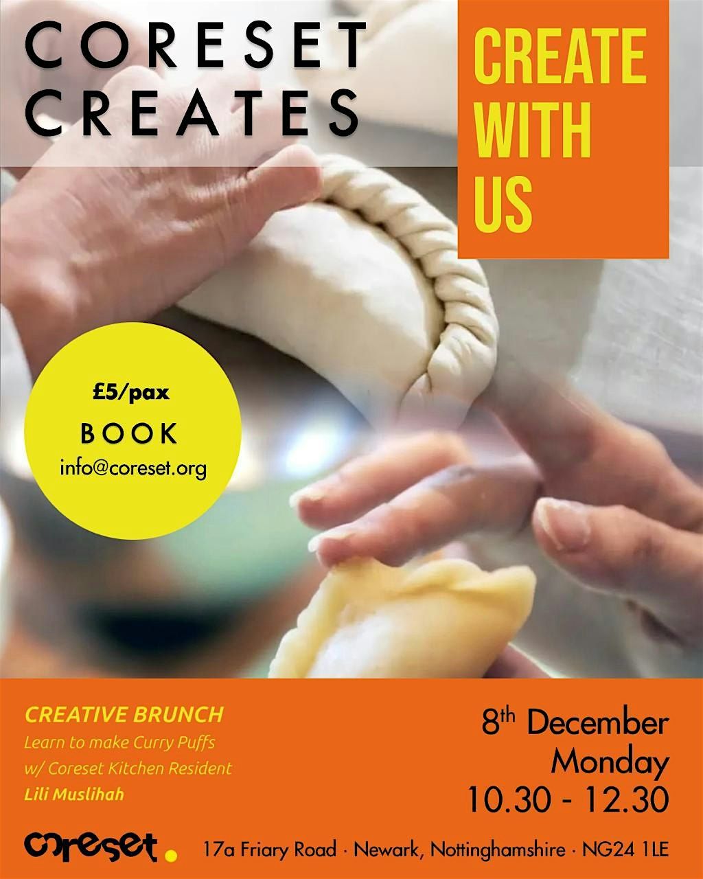 Creative Brunch at Coreset: Curry Puffs | Event in Newark-on-Trent | AllEvents