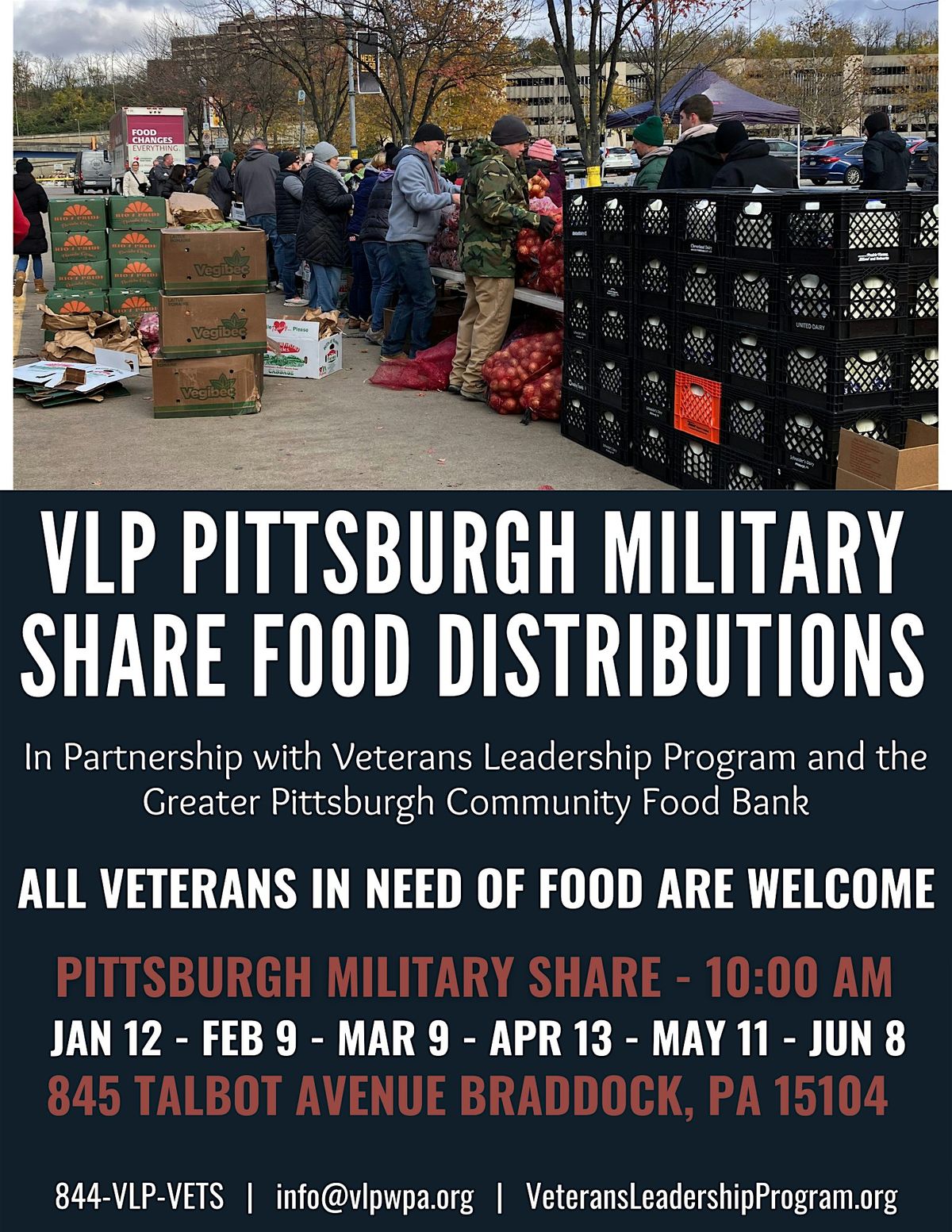 December Veterans Leadership Program Food Share, 14 December | Event in Braddock | AllEvents
