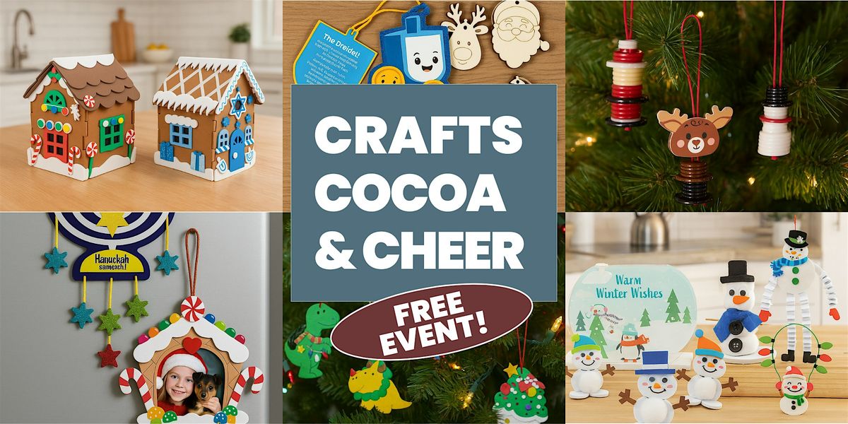 Crafts, Cocoa & Cheer, 13 December | Event in Somerville | AllEvents