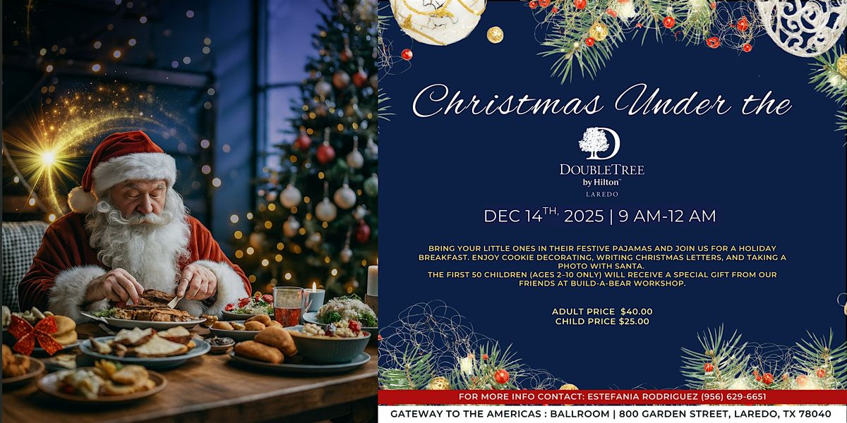 Christmas Under the DoubleTree – Holiday Breakfast With Santa, 14 December | Event in Laredo | AllEvents