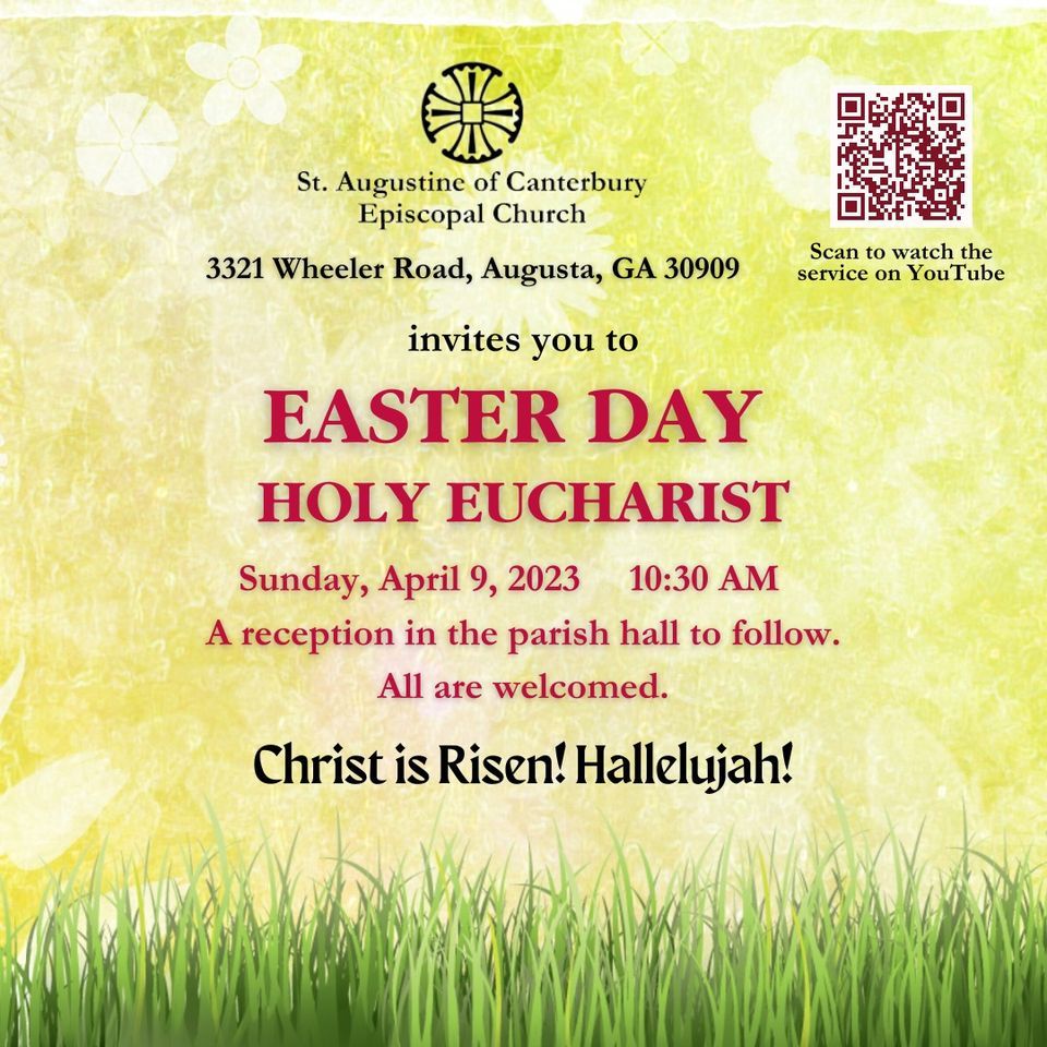 Easter Sunday Holy Eucharist Saint Augustine Of Canterbury Episcopal Easter Sunday Holy Eucharist Saint Augustine Of Canterbury Episcopal