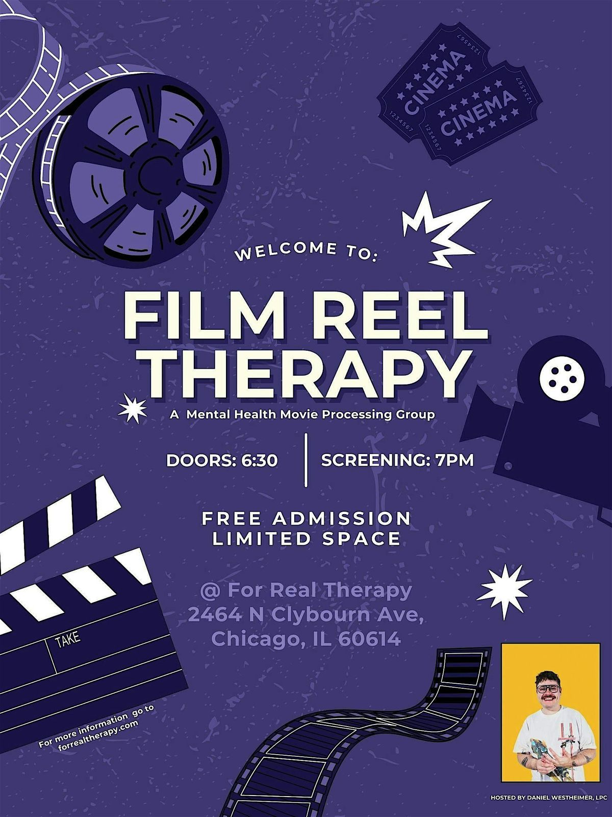 Film-Reel Therapy: A Mental Health Movie Processing Group, 18 December | Event in Chicago | AllEvents