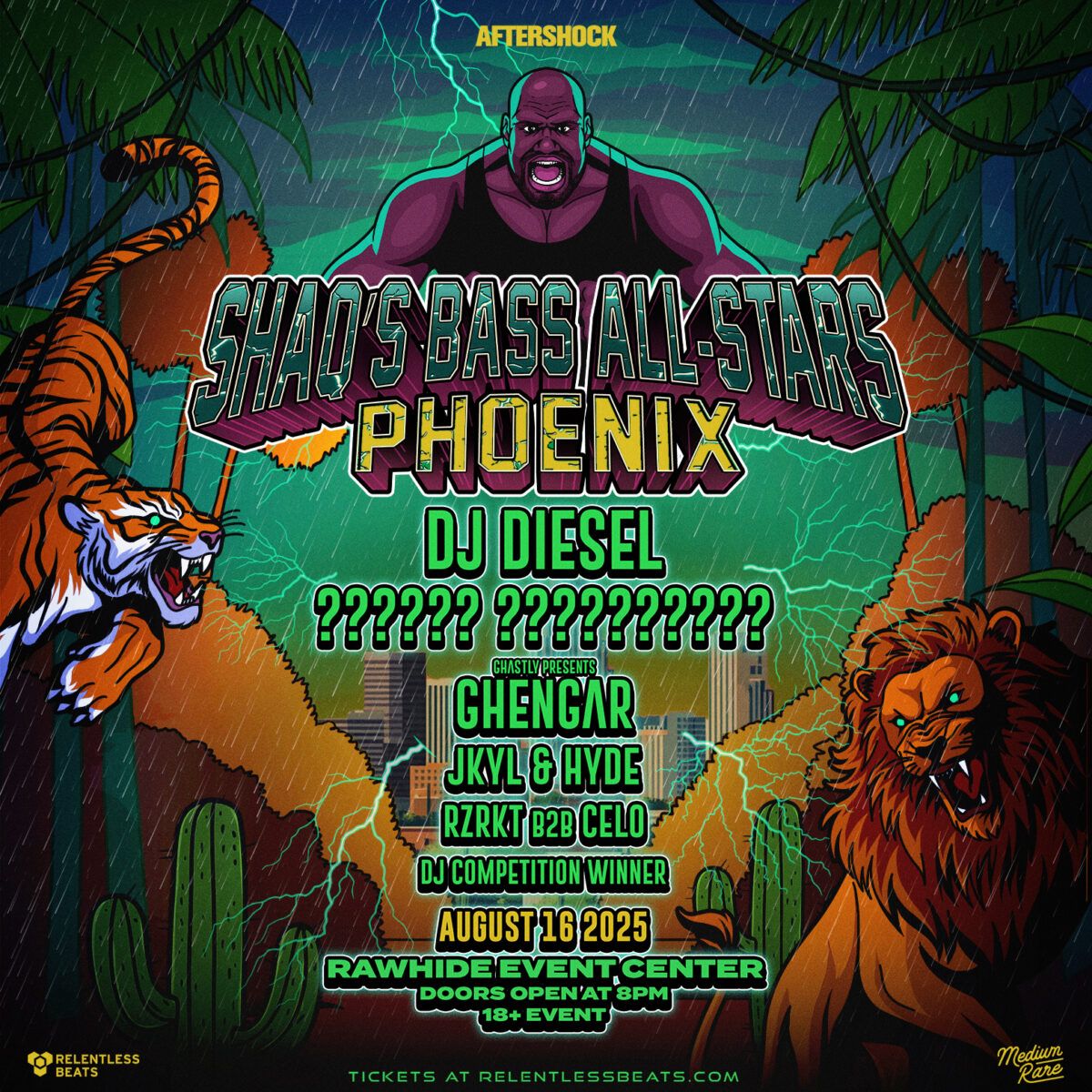 Shaq's Bass All Stars at Rawhide Western Town and Event Center, 16 August | Event in Chandler | AllEvents