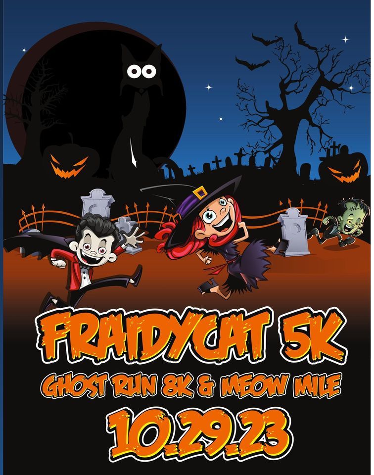 13th Annual Edward Fraidycat 5k, 8k & Meow Mile, Prairie Point