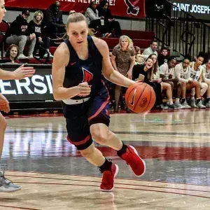 Parking Saint Josephs Hawks at George Mason Patriots Womens Basketball