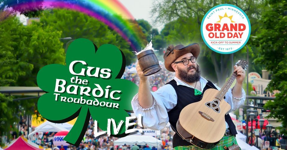 Gus the Bard LIVE at Grand Old Day, Grand Old Day, Mendota, 4 June 2023