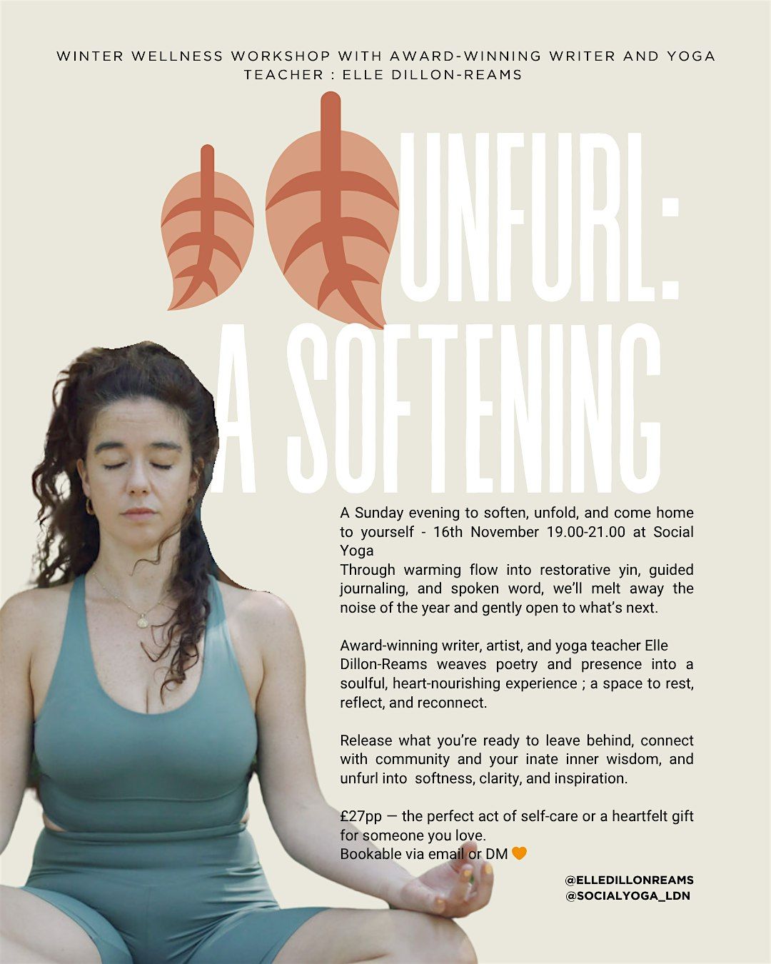 UNFURL: A SOFTENING Winter Wellness Workshop | Event in London | AllEvents