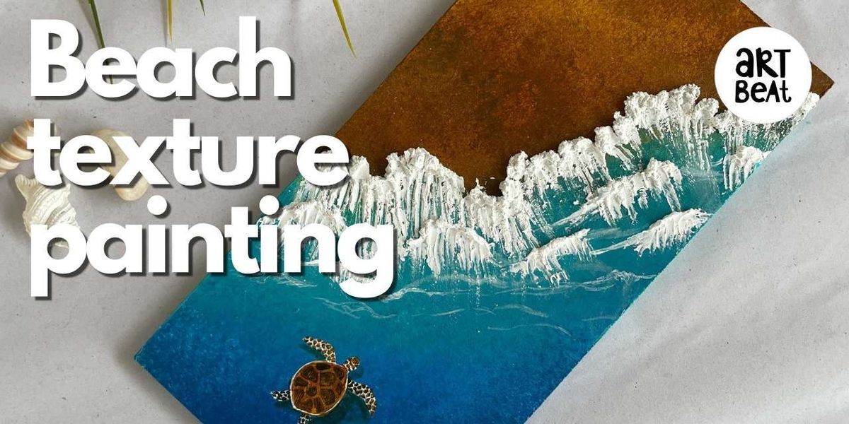 Texture beach painting (Wall hanging) | Event in Bangalore | AllEvents