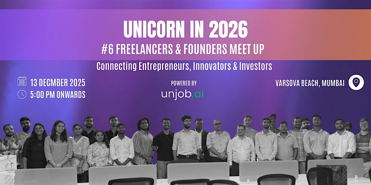 Freelancers & Startup Founders' Meet-up, 13 December | Event in Mumbai | AllEvents