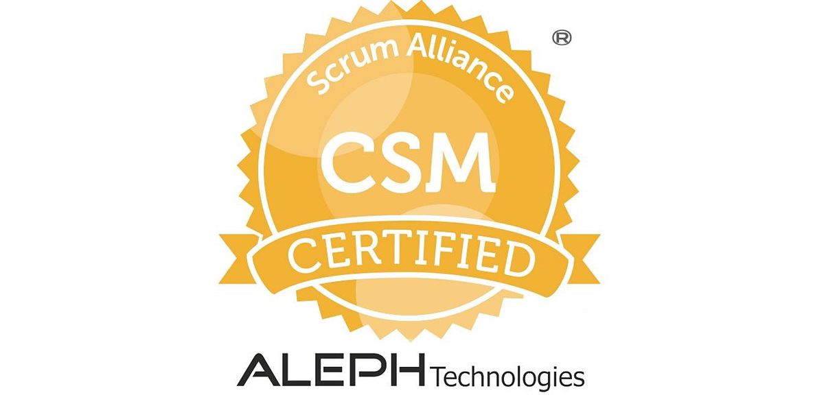 Certified Scrum Master Workshop Csm Seattle Washington